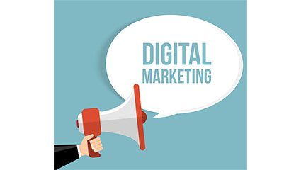 Digital Marketing Business illustrator vector material