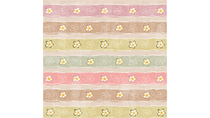 Do the old striped flowers seamless background vector
