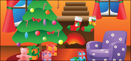 Lovely indoor Christmas decoration