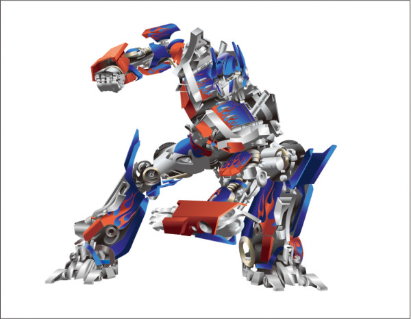 Transformers Optimus Prime Vector 