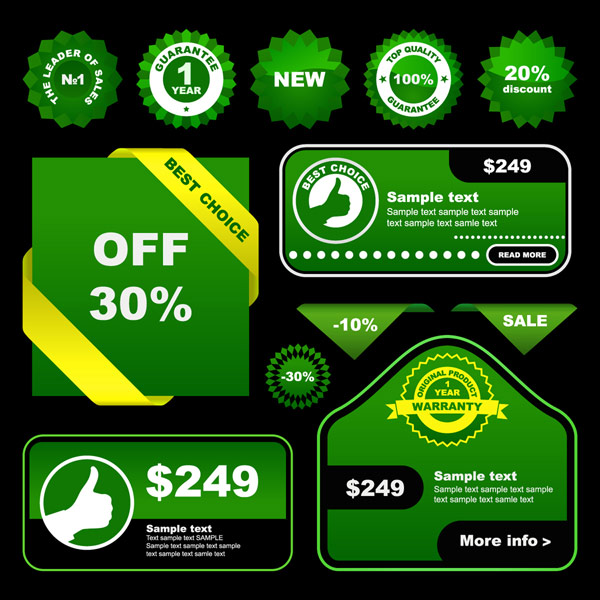 Anniversary celebration, the price brand icon vector 