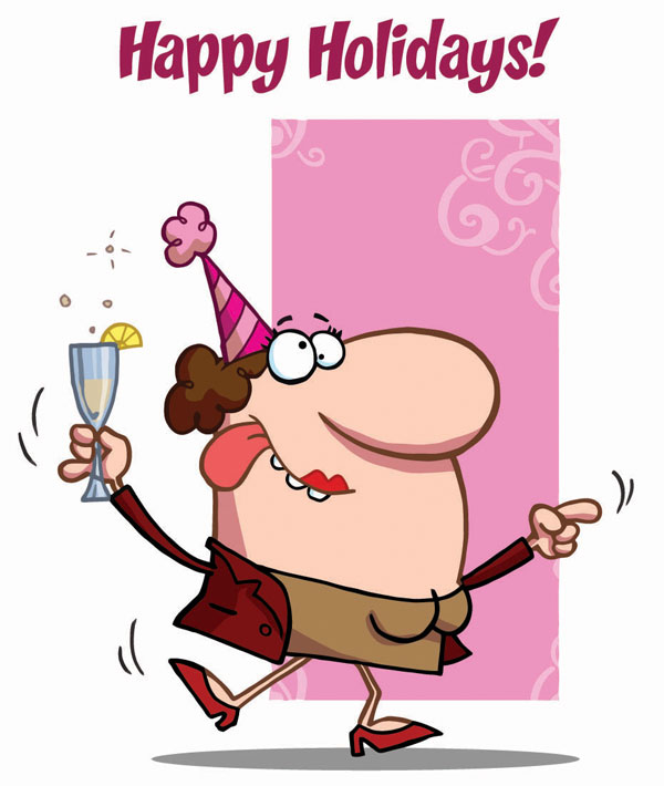  Lovable holiday character illustration vector source material 