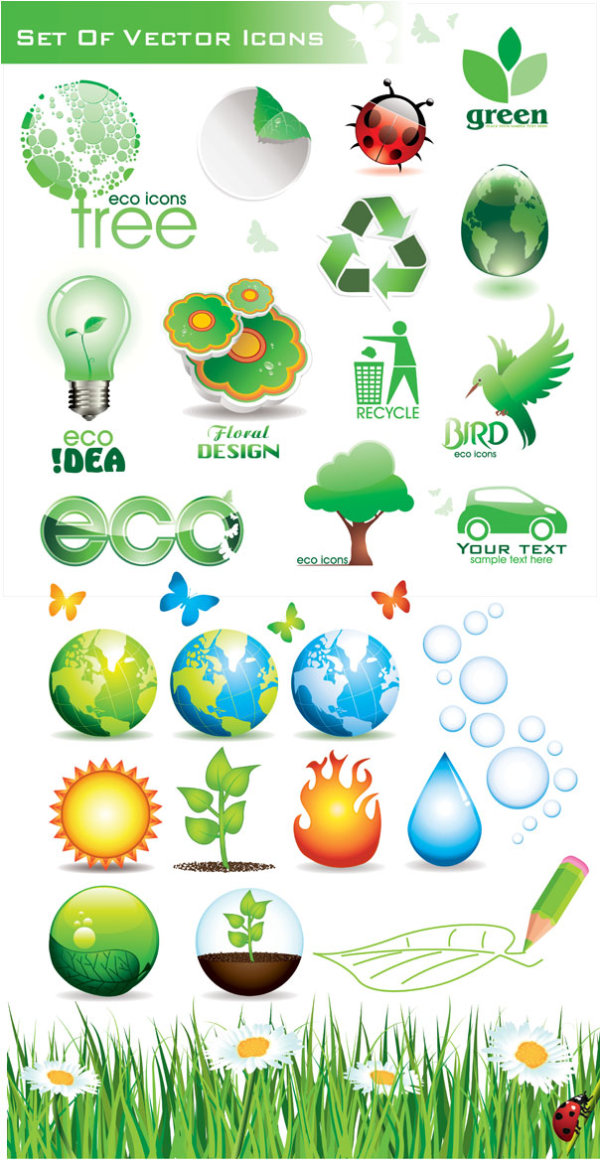 Green Vector Icons