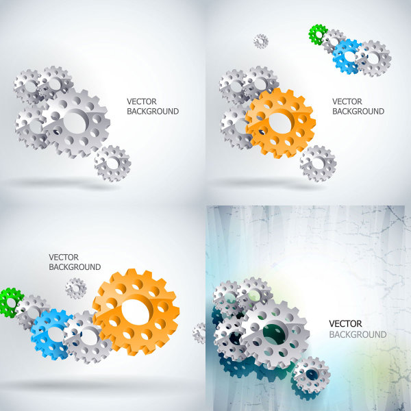 Delicate gear - Vector