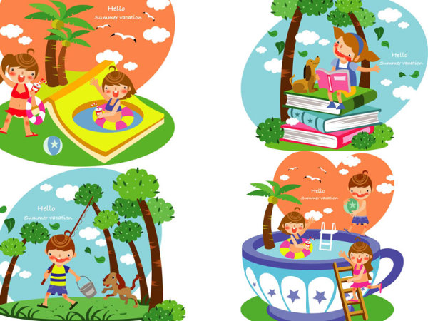 Children's Summer Vector 4