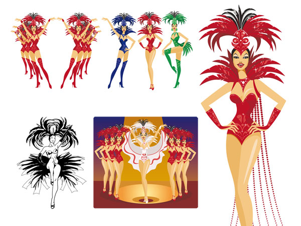 Showgirls Vector