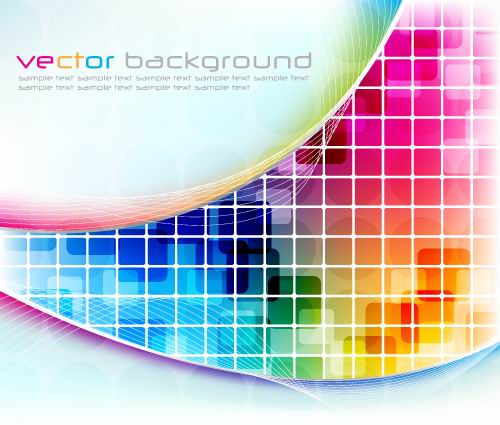 Symphony box background vector material -2