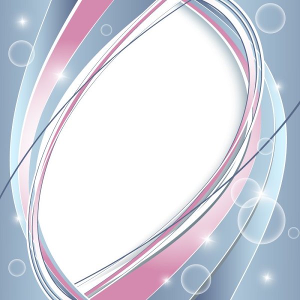 Elegant flowers vector background material -1