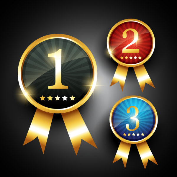 Fine Medals 01 - vector