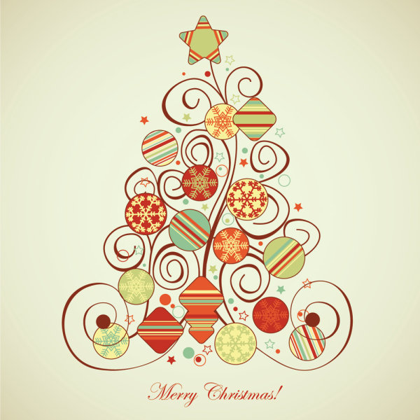 Christmas pattern illustration Vector - 03