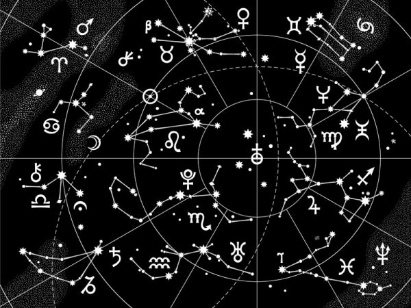 Cartoon 12 constellation pattern 06 - vector material