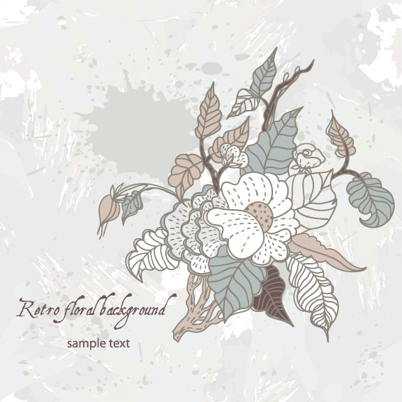 Line art pattern background 04 - vector material