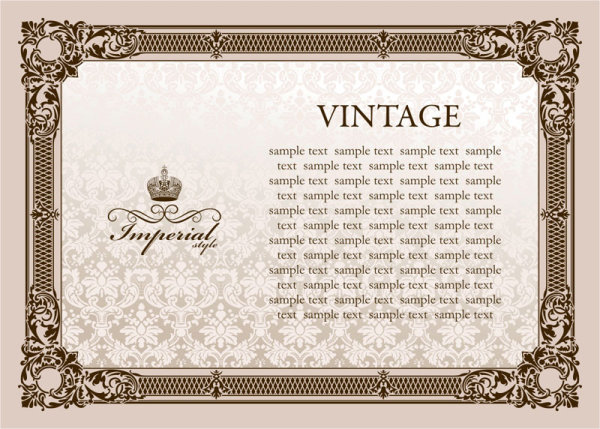 European pattern border 06 - vector material