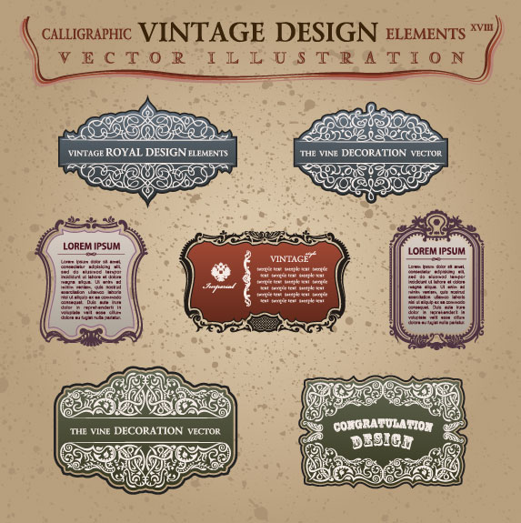 European classic border 03 - vector material