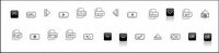 Very exquisite style smudge gif small icon material