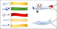 Vector banner towing aircraft material