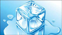 Realistic ice vector material