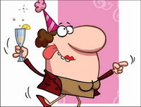 Lovable holiday character illustration vector source material