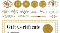 Certificate and badge jewelry box 01 - Vector