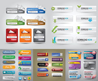 Web design elements vector material