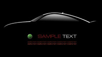 Car silhouette vector material -1