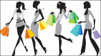 Fashion shopping 01 - vector material