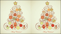 Christmas pattern illustration Vector - 03
