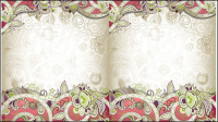 The gorgeous classical pattern vector material -3