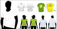 T-shirt vector template