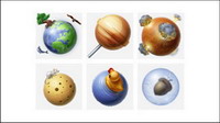 Solar System PNG icon