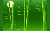 Real bamboo vector material