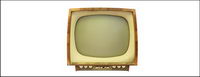 Retro TV psd material-2