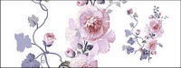 Hand-painted flowers layered material psd-11