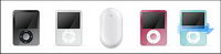 Large apple ipod and mouse icon png