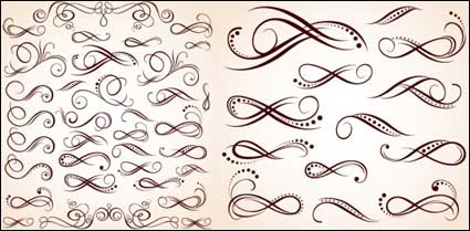 Variety of pattern element vector material