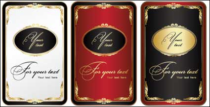 European-style lace pattern vector material