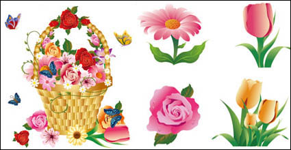 Flower Series Vector material