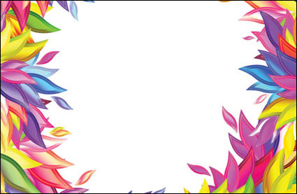 Vector shapes colorful willow