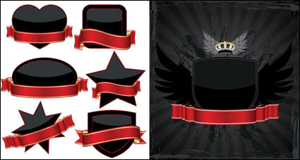 ��Black�� simple label Vector