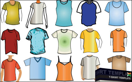 T-Shirt vector template