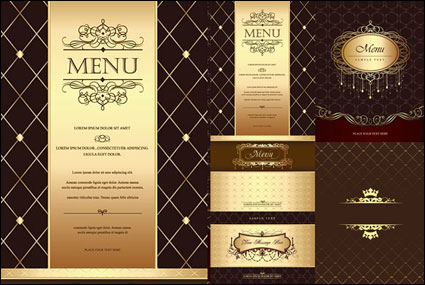 European pattern vector material