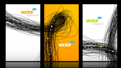 Line elements of the cover - vector material