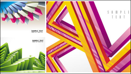 The colorful geometric arrangement of the pattern background vector material