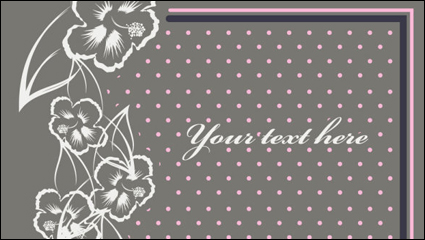 Fine pattern border background 09 - vector