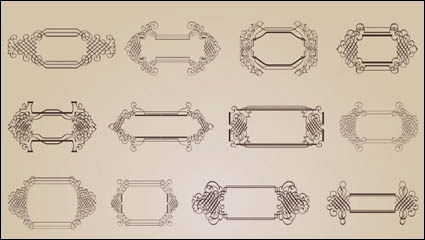 Exquisite decorative pattern 03 - vector
