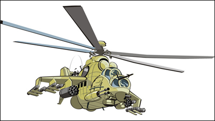 Combat helicopters - Doe - Vector 