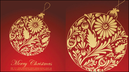 Festive gift material 01 - vector material