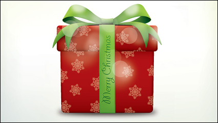 Christmas gift box icons - vector material