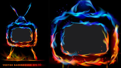 Flame effects 02 - vector material