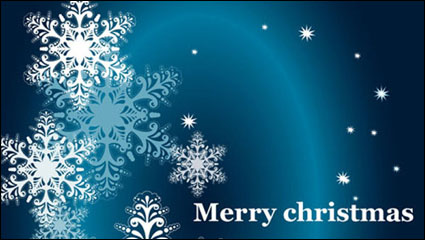 Beautiful snowflake pattern background 02 - vector material